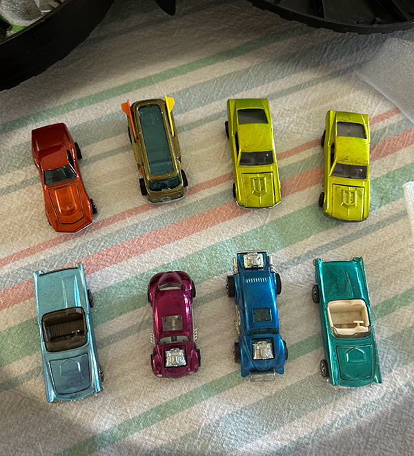 From a childhood Hot Wheels collection